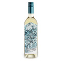 Bottle of Desert Rose Dry White Wine with a decorative label featuring succulents on a white background