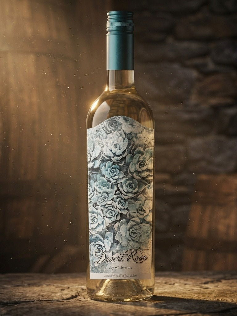 Desert Rose Dry White Wine