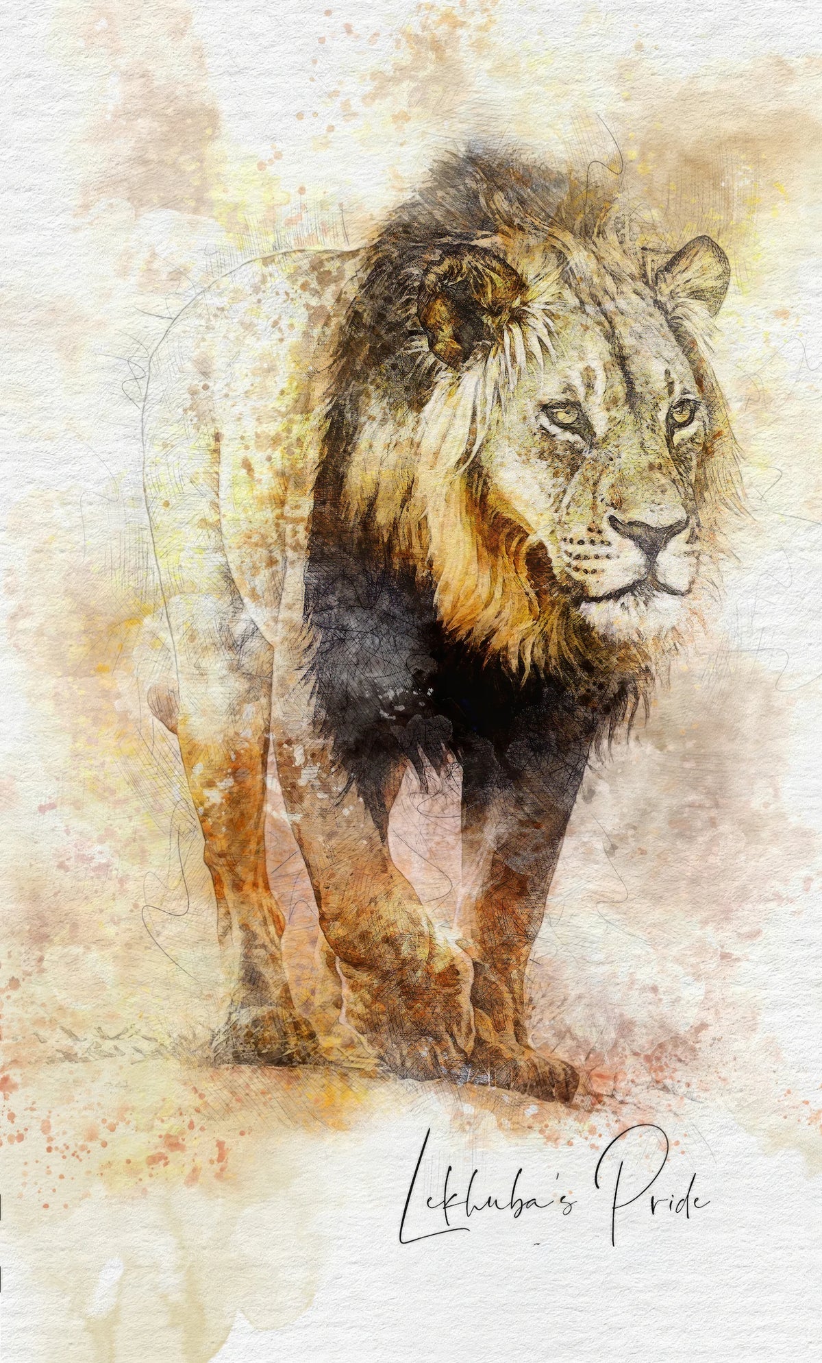 Lekuba's Pride Dry Red Wine, label artwork